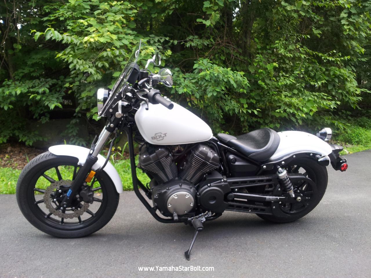 yamaha bolt quick release windshield